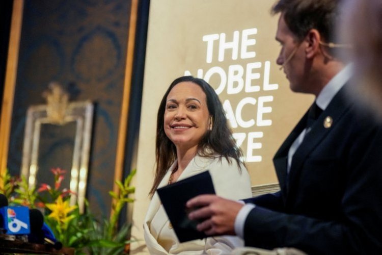 <p>María Corina Machado asegura en Oslo que pronto regresará a su país: "Necesitamos que las democracias del mundo apoyen a los venezolanos"</p>