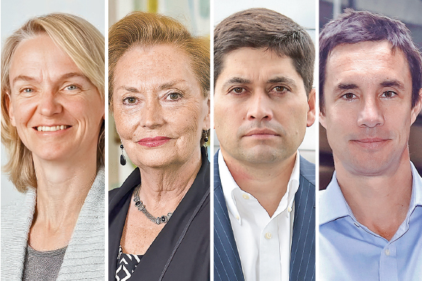 <p>NICOLA BORREGAARD ECONOMISTA Y EXPERTA ELÉCTRICA. VIVIANNE BLANLOT EXMINISTRA DE DEFENSA. HERMANN GONZÁLEZ EXPERTO DE CLAPES UC. JUAN CARLOS JOBET EXMINISTRO DE ENERGÍA. FOTOS: VERÓNICA ORTÍZ Y JOSÉ MONTENEGRO</p>