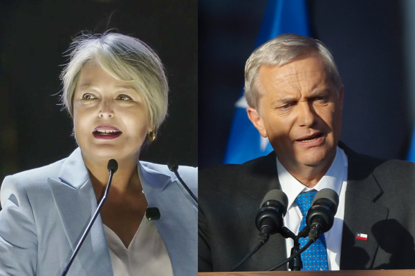 <p>Acompañado de su esposa, María Pía Adriasola, el candidato presidencial José Antonio Kast lideró su cierre de campaña en Temuco. Foto: Reuters</p>