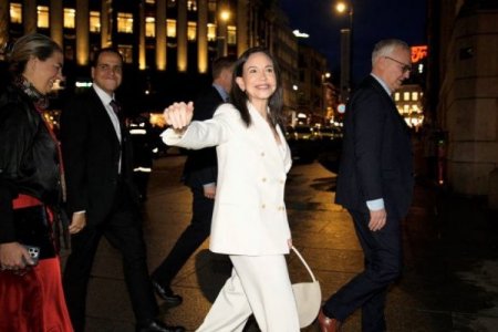 María Corina Machado dijo que apuesta por una transición pacífica en Venezuela