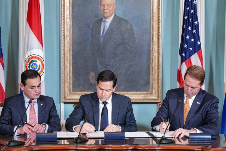 <p>EEUU y Paraguay firman acuerdo de cooperación en seguridad que implica despliegue de tropas en el país sudamericano</p>