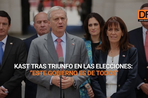 <p>Ahora en DF | Kast tras triunfo en las elecciones: “Este gobierno es de todos”</p>