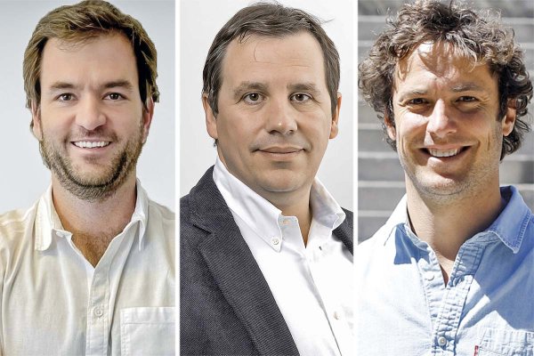 <p>Juan Pablo González, socio de Aatech y fundador de Maxxa. Ignacio Montané, gerente general de la administradora de fondos de Ameris. Nicolás de Camino, socio de Aatech y fundador de Xepelin. Fotos: Verónica Ortíz y Archivo</p>