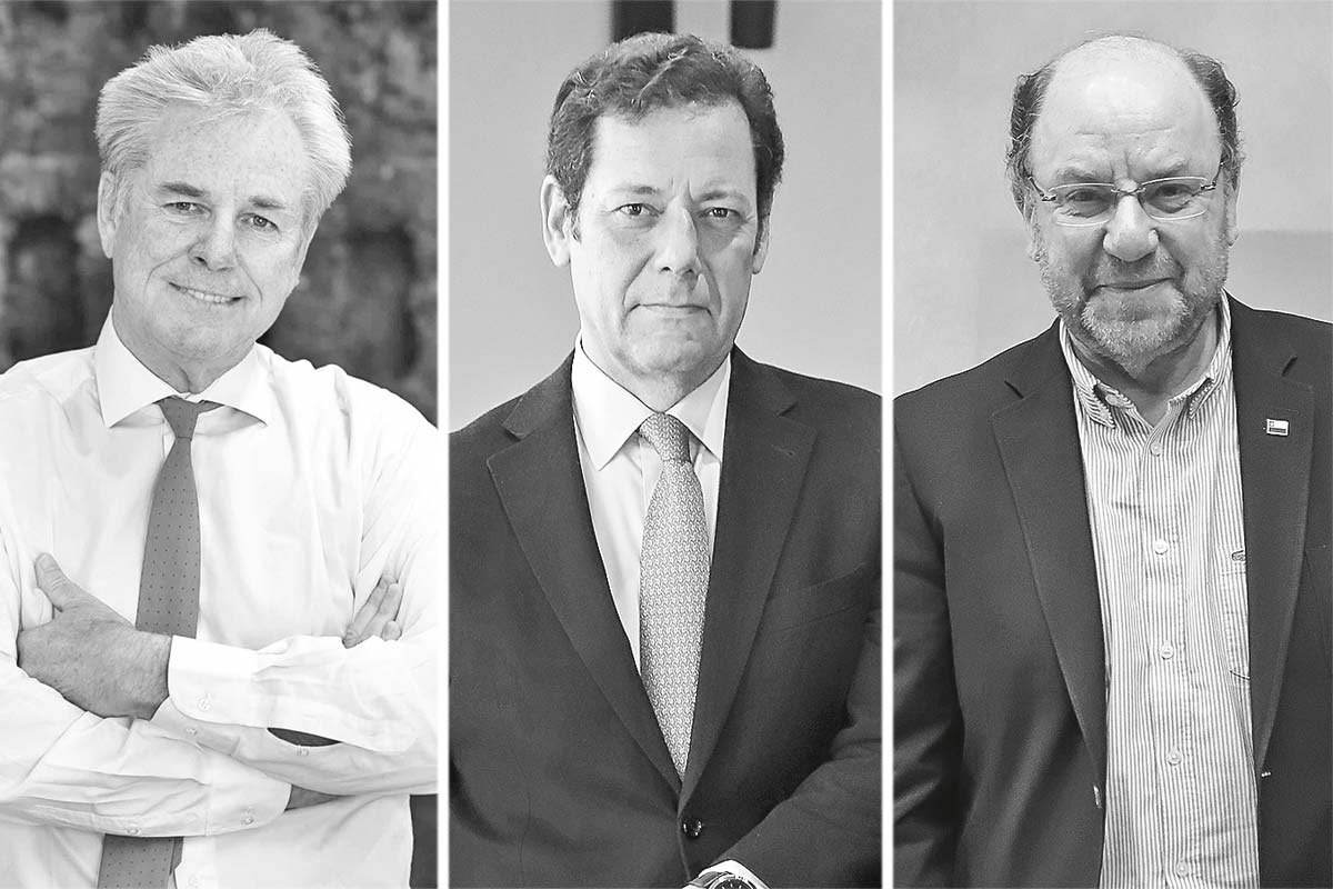 <p>THOMAS KELLER, EXCEO DE COLBÚN Y CODELCO. JOAQUÍN VILLARINO, PRESIDENTE DEL CONSEJO MINERO. ALFREDO MORENO, EXCANCILLER Y DIRECTOR DE EMPRESAS. FOTOS: JULIO CASTRO Y ARCHIVO</p>