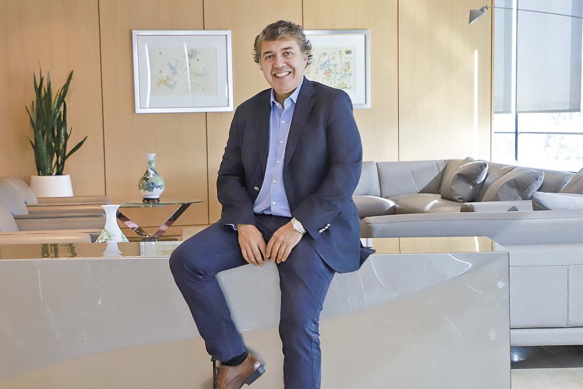 <p>Manuel Aaraya, gerente de regulación y asuntos corporativos de Entel. Foto: Julio Castro</p>