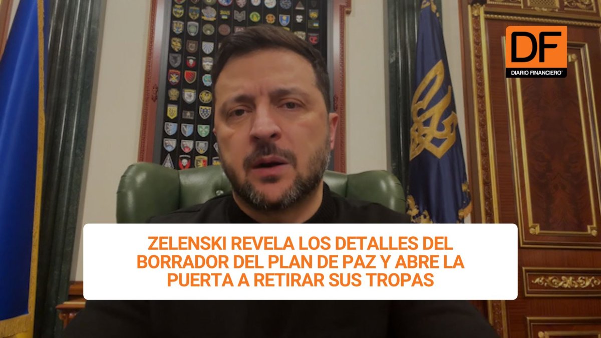 <p>Ahora en DF | Zelenski revela los detalles del borrador del plan de paz y abre la puerta a retirar sus tropas</p>