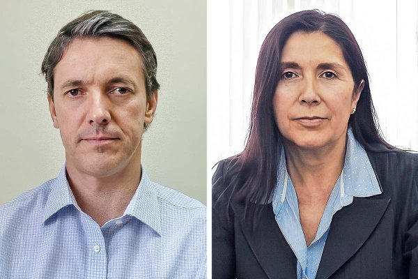 Luis Felipe Elton, exjefe de la división de desarrollo y licitación de proyectos de la DGC. Marcela Hernández, exdirectora general de Concesiones.