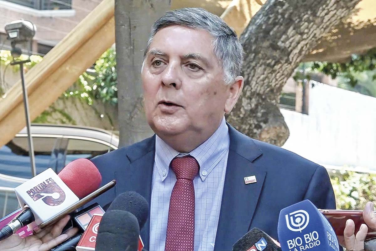 <p>Desde La Moneda Chica, Alvarado cuestionó el proyecto del Gobierno.</p>