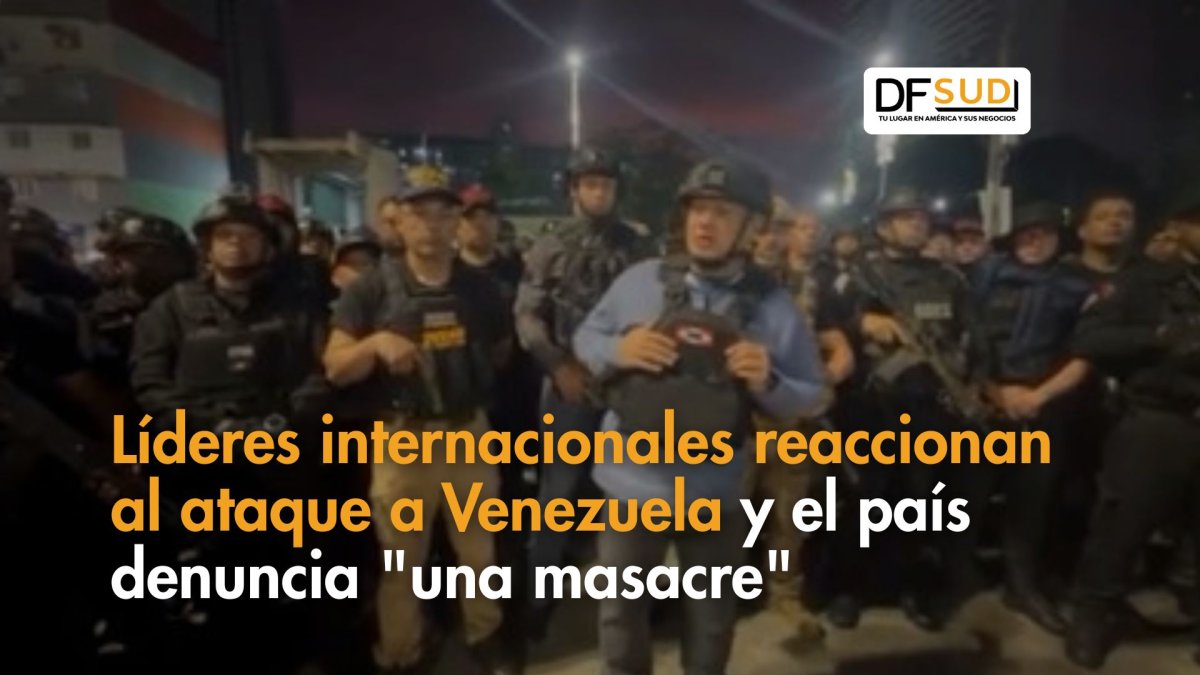 <p>Ahora en DF SUD | Líderes internacionales reaccionan al ataque a Venezuela y el país denuncia "una masacre"</p>