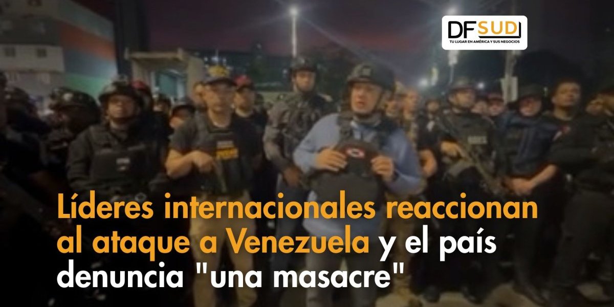 <p>Ahora en DF SUD | Líderes internacionales reaccionan al ataque a Venezuela y el país denuncia "una masacre"</p>