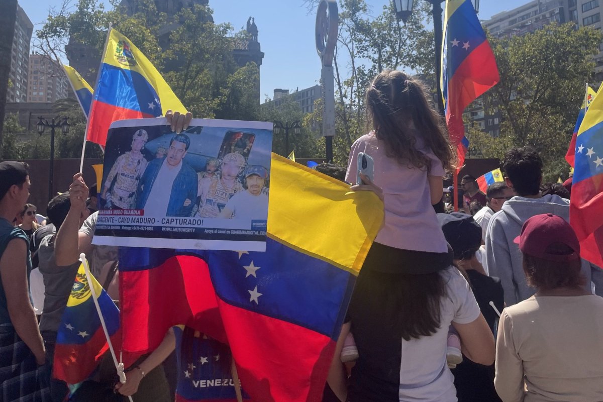 <p>Tras captura de Nicolás Maduro: la voz de Venezuela, desde Santiago Centro</p>