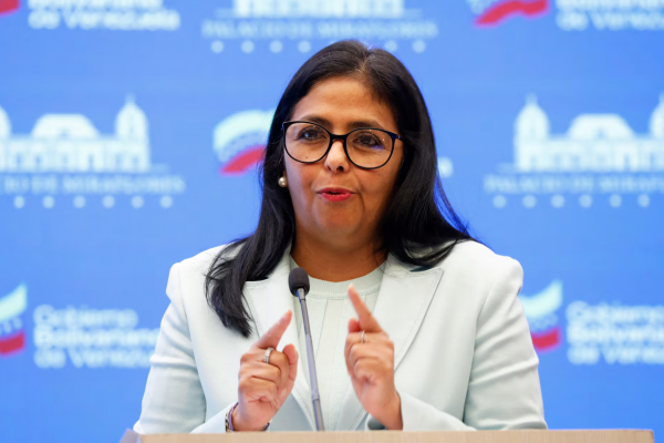 <p>Delcy Rodríguez, la cara chavista de una posible transición en Venezuela</p>