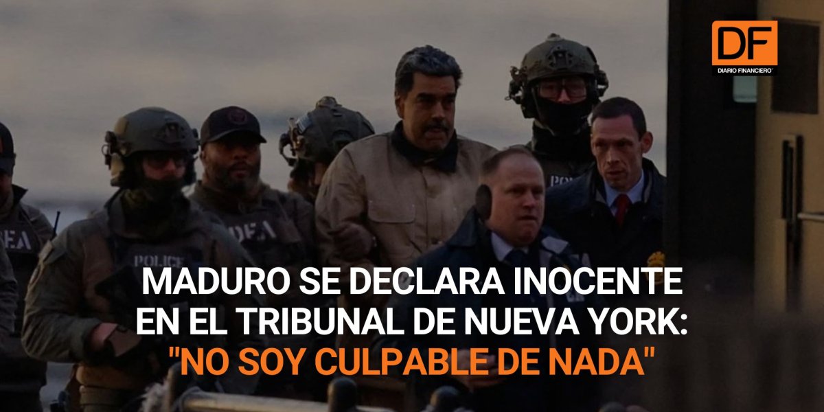 <p>Ahora en DF | Maduro se declara inocente en el tribunal de Nueva York: "No soy culpable de nada"</p>