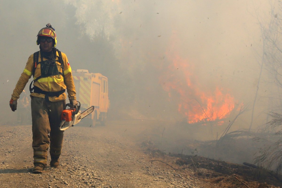 <p>Corma emite dura condena: brigadistas fueron atacados con armas de fuego mientras combatían incendio en Curanilahue</p>