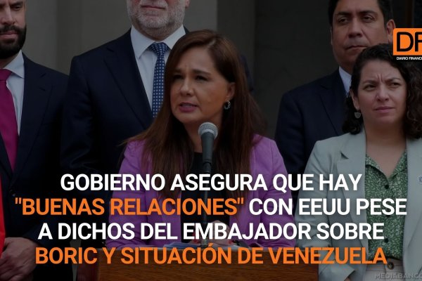 <p>Ahora en DF | Gobierno asegura que hay "buenas relaciones" con EEUU pese a dichos del embajador sobre Boric y situación de Venezuela</p>