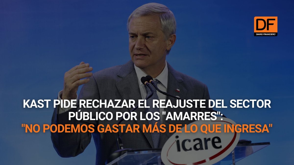 <p>Ahora en DF | Kast pide rechazar el reajuste del sector público por los "amarres": "No podemos gastar más de lo que ingresa"</p>