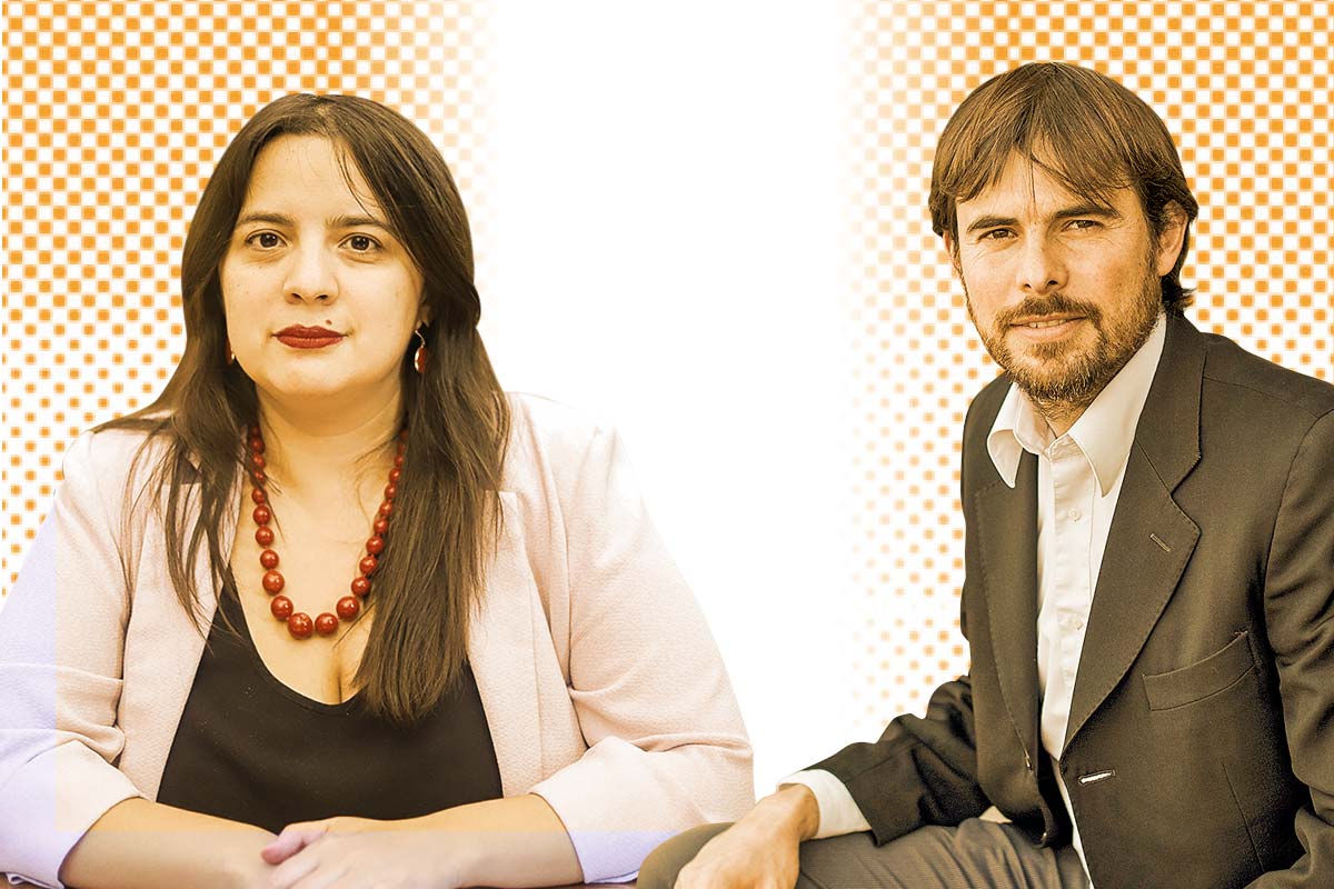 <p>Javiera Martínez y Rodrigo Wagner.</p>