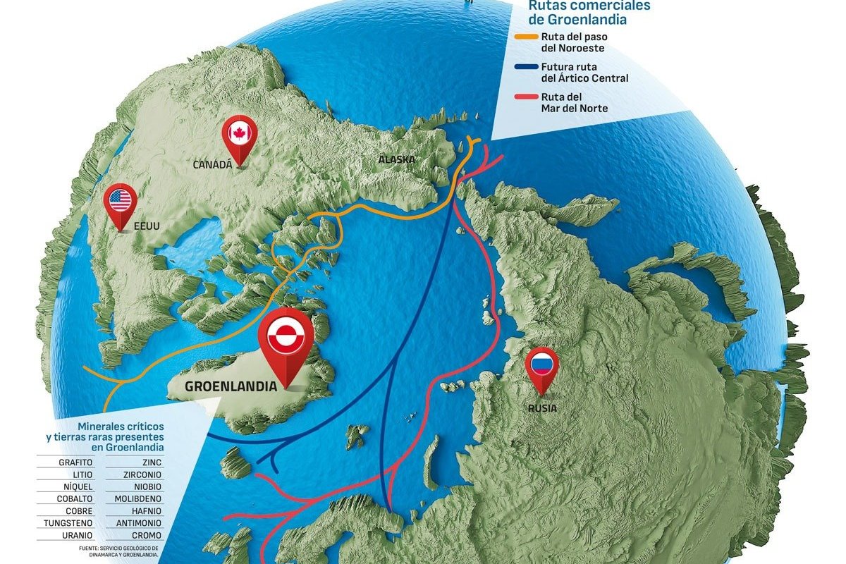 <p>Seguridad, minerales críticos y nueva “ruta de la seda polar”: Las claves de la obsesión de Trump por Groenlandia</p>