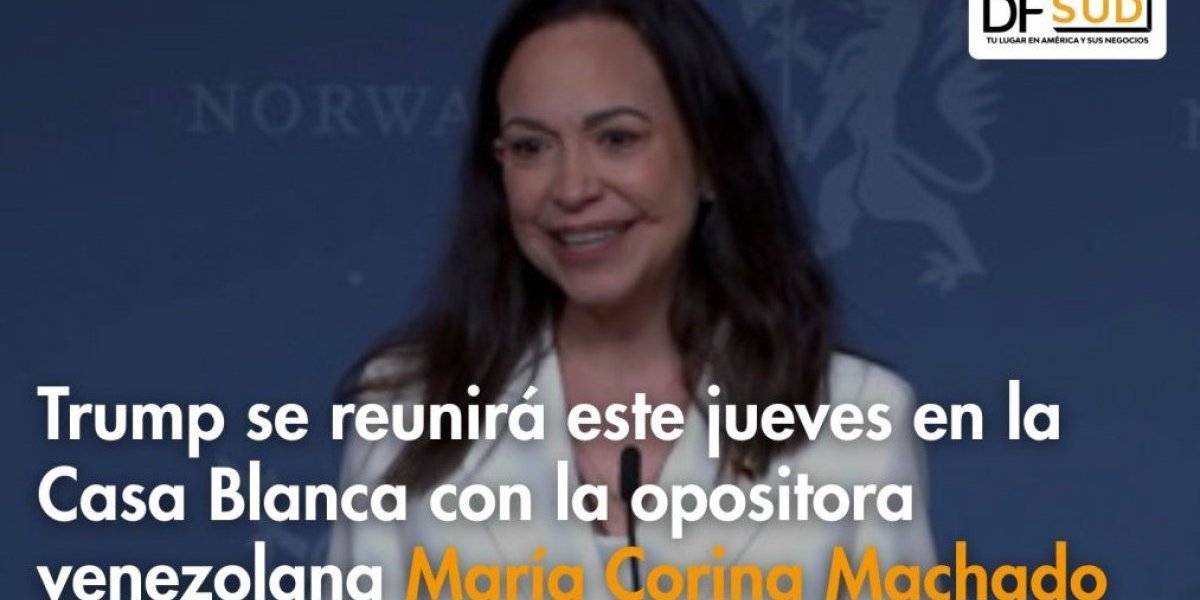 <p>Ahora en DF SUD | Trump se reunirá este jueves en la Casa Blanca con la opositora venezolana María Corina Machado</p>