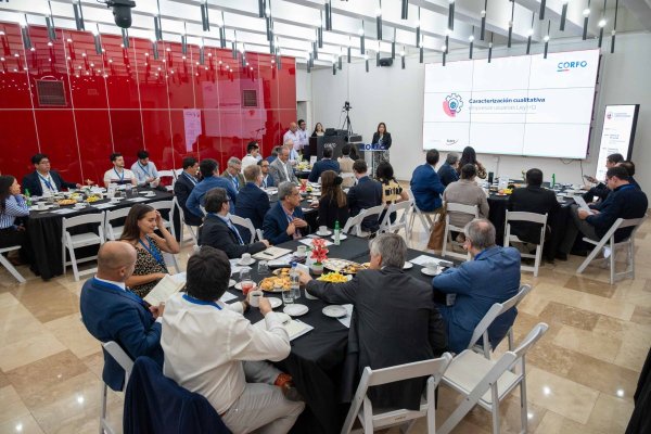 Jocelyn Olivary, presentando el Balance de Ley I+D 2025.