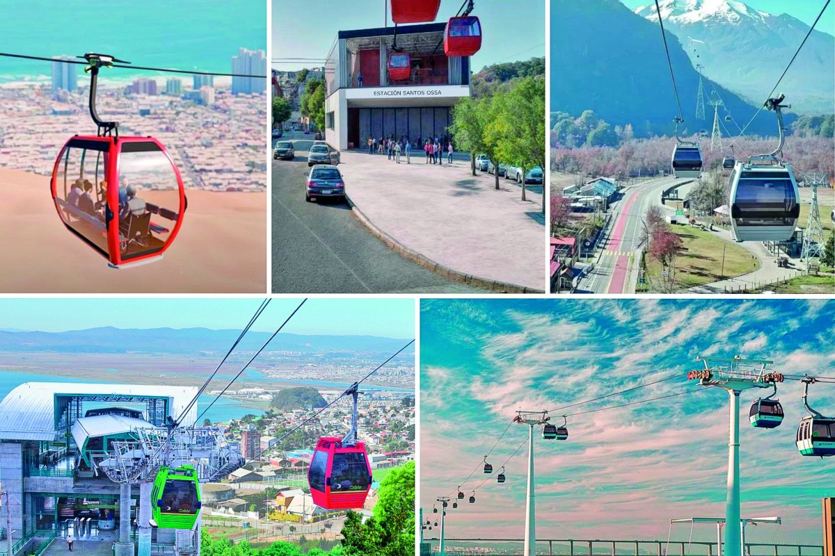 <p>La ruta de los teleféricos en Chile: una cartera de proyectos por más de US$ 600 millonesbusca transformar el transporte urbano en el país</p>