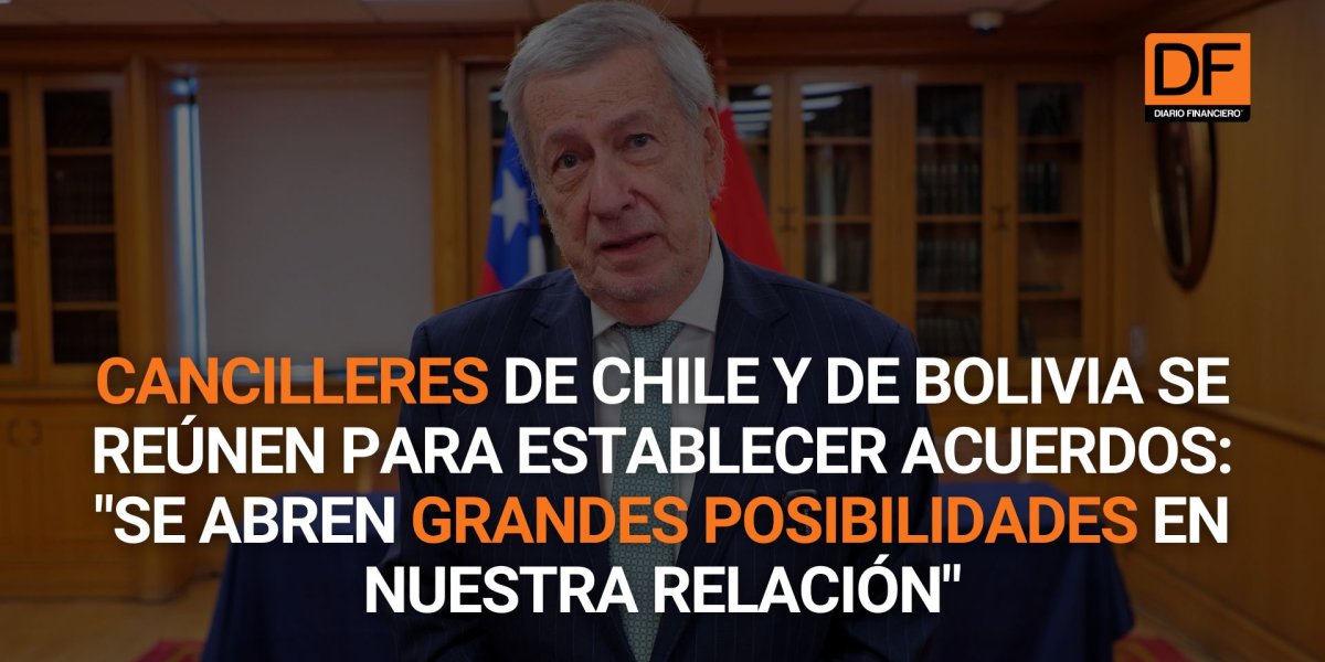 <p>Ahora en DF | Cancilleres de Chile y de Bolivia se reúnen para establecer acuerdos: "Se abren grandes posibilidades en nuestra relación"</p>