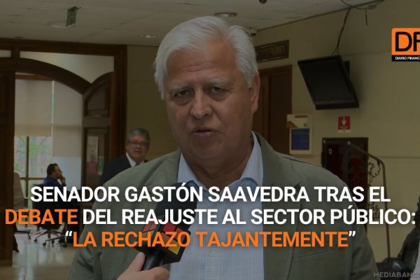 <p>Ahora en DF | Senador Gastón Saavedra tras el debate del reajuste al sector público: “La rechazo tajantemente”</p>