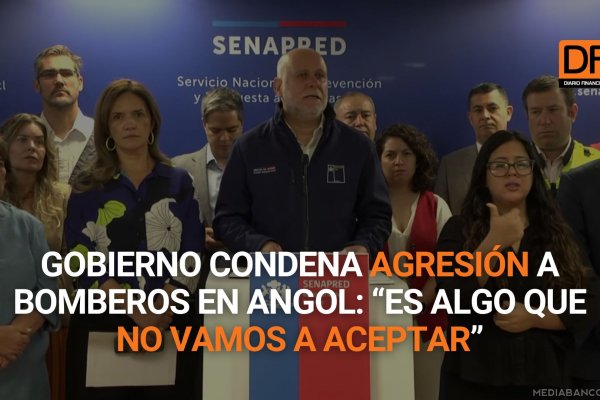 <p>Ahora en DF | Gobierno condena agresión a Bomberos en Angol: “Es algo que no vamos a aceptar”</p>