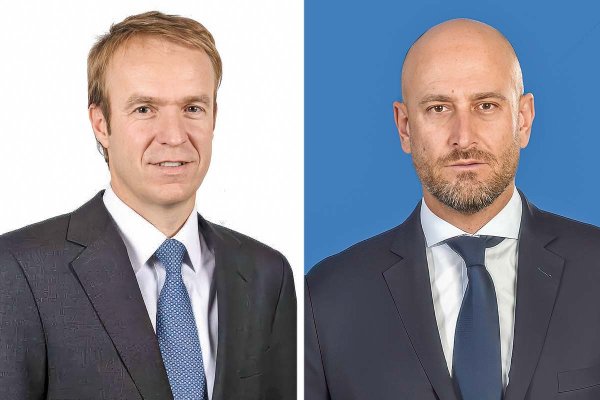 <p>El nuevo CEO de Quiñenco, Macario Valdés. El nuevo vicepresidente de Quiñenco, Andrónico Luksic Lederer.</p>