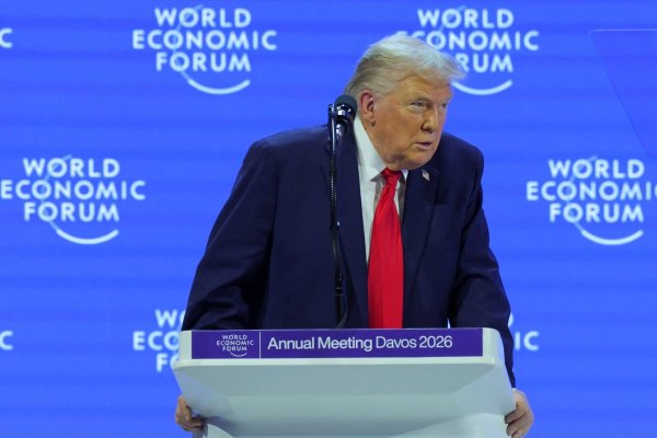 <p>Trump dice en Davos que Europa "no va en la dirección correcta" y reitera intenciones de hacerse con Groenlandia</p>