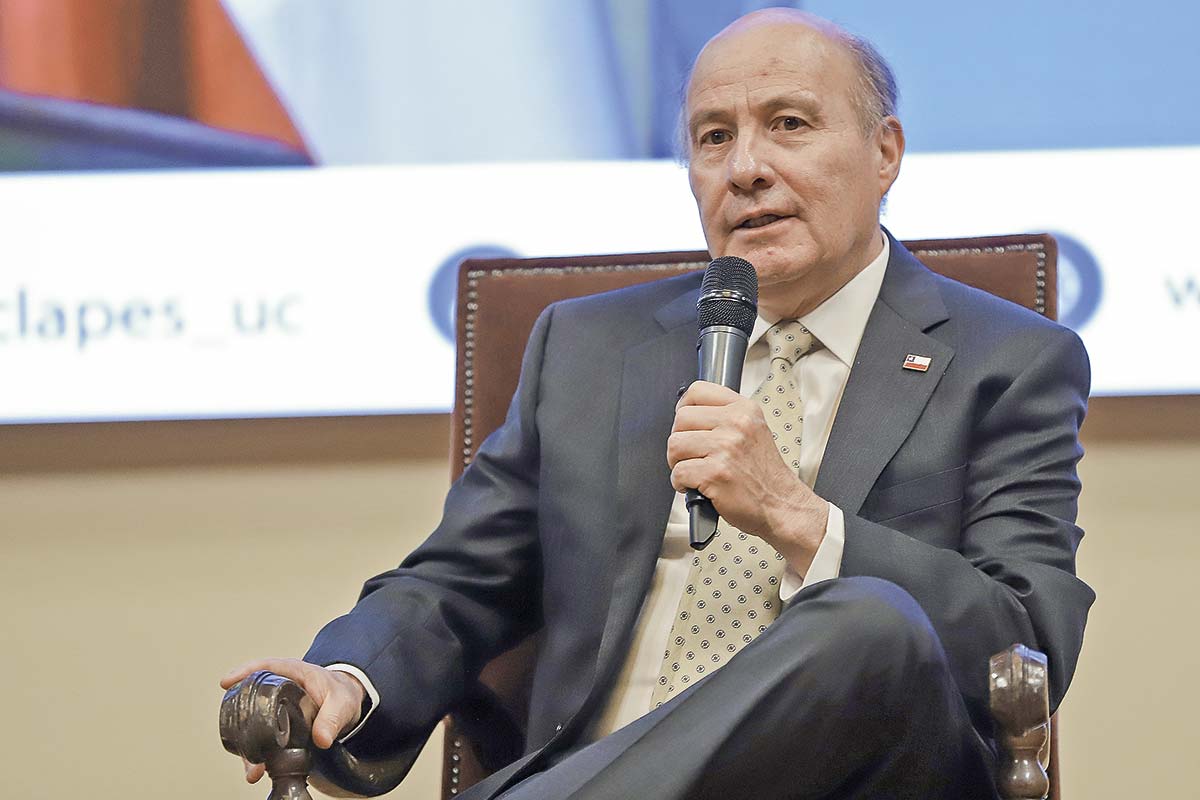 <p>Quiroz entregó una exposición luego del discurso del Presidente electo, José Antonio Kast. Foto: Julio Castro</p>