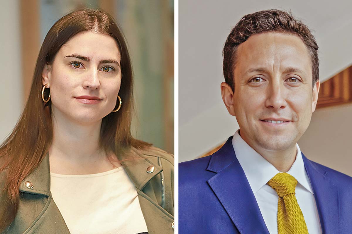 <p>La economista Elisa Cabezón es directora de Evidencia de Pivotes. El abogado Gustavo Rosende fue jefe de gabinete de la subsecretaría del Trabajo. Fotos: Julio Castro y Archivo </p>