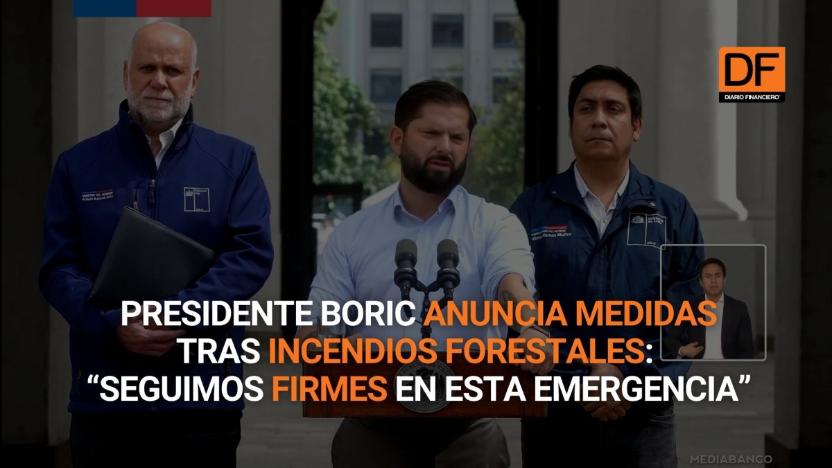 <p>Ahora en DF | Presidente Boric anuncia medidas tras incendios forestales: “Seguimos firmes en esta emergencia”</p>