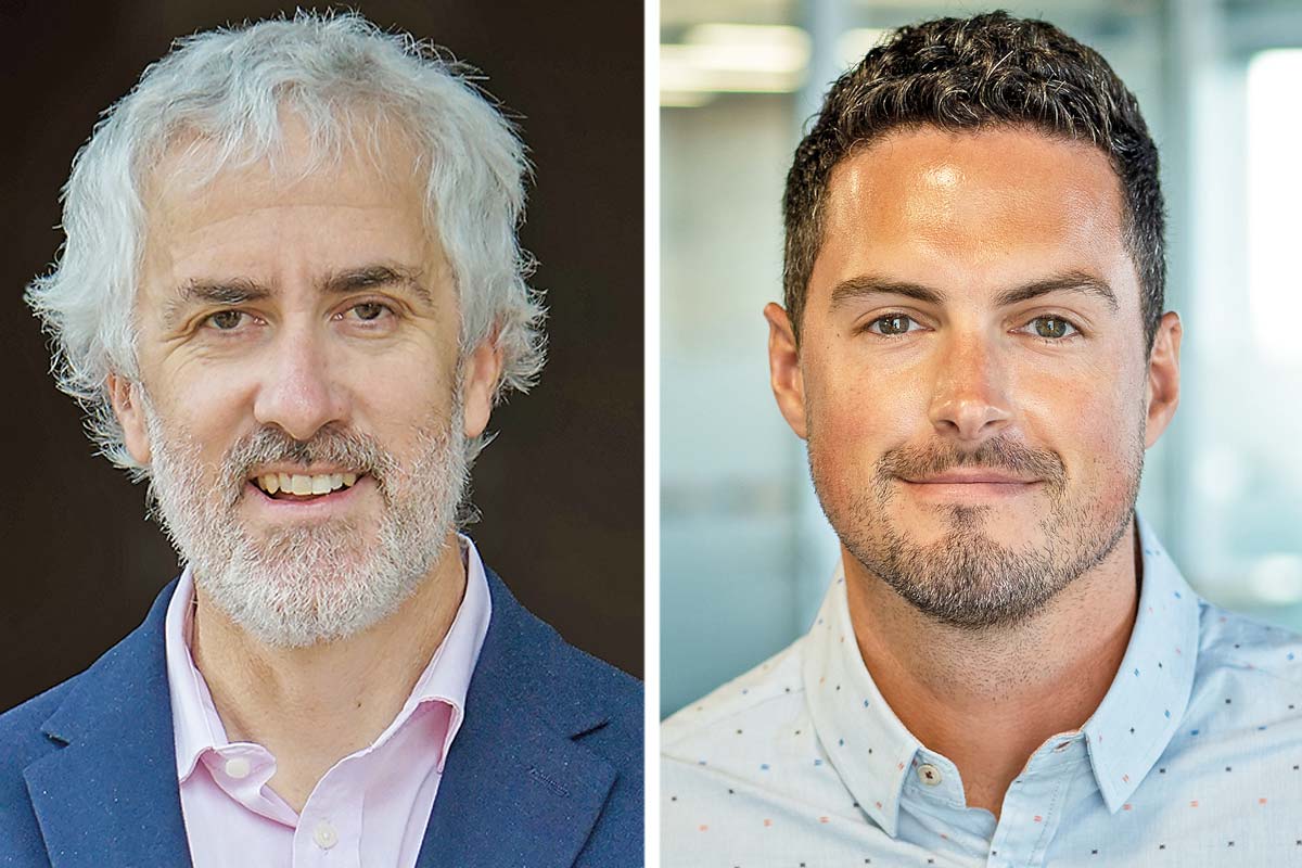 <p>Kyle Stanford, Director de investigación de PitchBook. Cristóbal Silva, Managing partner de Fen Ventures</p>