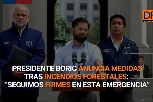 <p>Ahora en DF | Presidente Boric anuncia medidas tras incendios forestales: “Seguimos firmes en esta emergencia”</p>