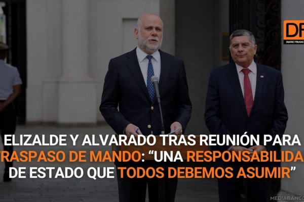 <p>Ahora en DF | Elizalde y Alvarado tras reunión para traspaso de mando: “Una responsabilidad de Estado que todos debemos asumir”</p>