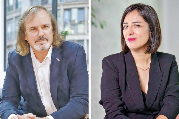 <p>La country manager de BYD en Chile, Tamara Berríos. El vicepresidente ejecutivo de Corfo, José Miguel Benavente. Fotos: Jonathan Duran y Archivo</p>