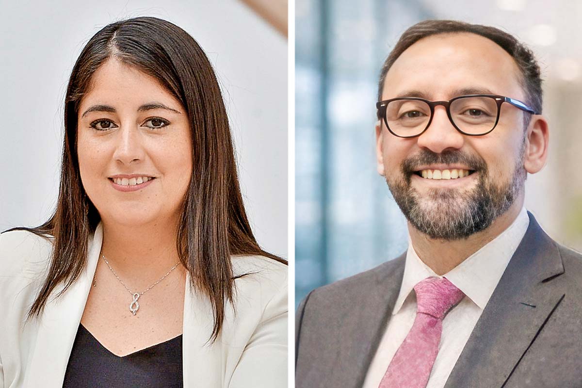<p>Romina Garrido, directora de Prieto Abogados. Alberto Jara, director ejecutivo de Pasadena Consulting.</p>