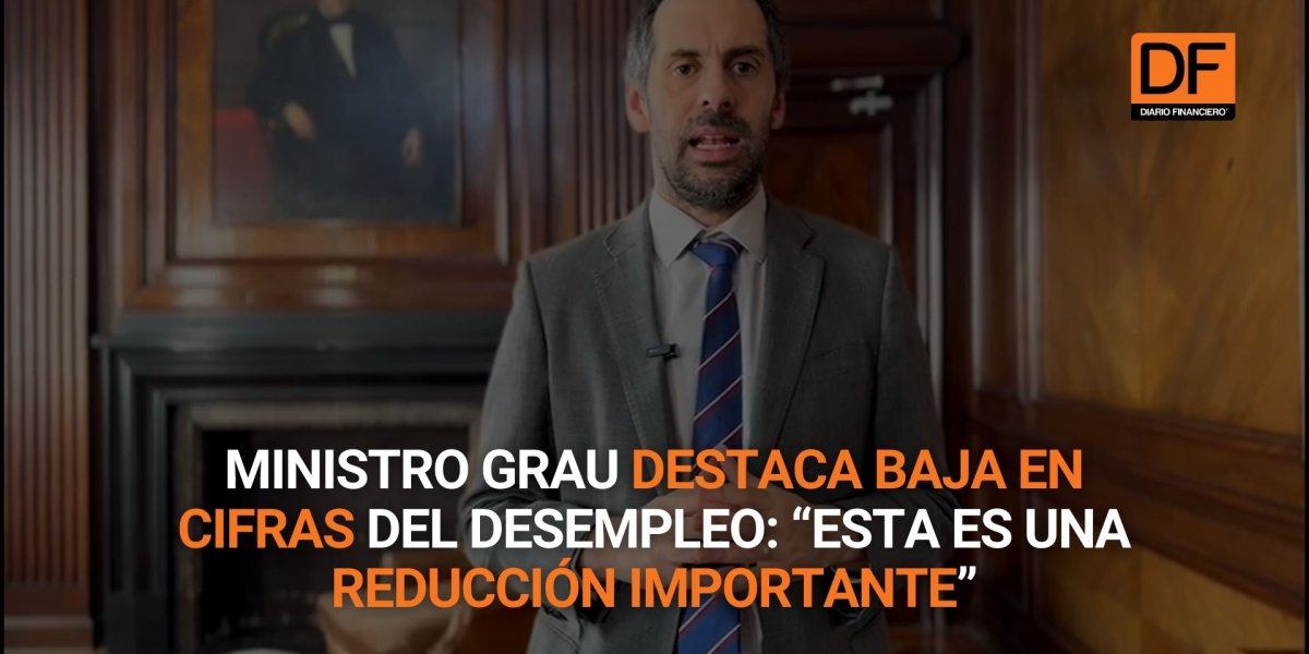 <p>Ahora en DF | Ministro Grau destaca baja en cifras del desempleo: “Esta es una reducción importante”</p>