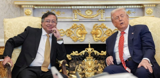 <p>Trump y Petro se reúnen a puerta cerrada en la Casa Blanca en medio de tensiones bilaterales</p>