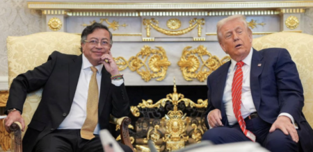 Trump y Petro se reúnen a puerta cerrada en la Casa Blanca en medio de tensiones bilaterales