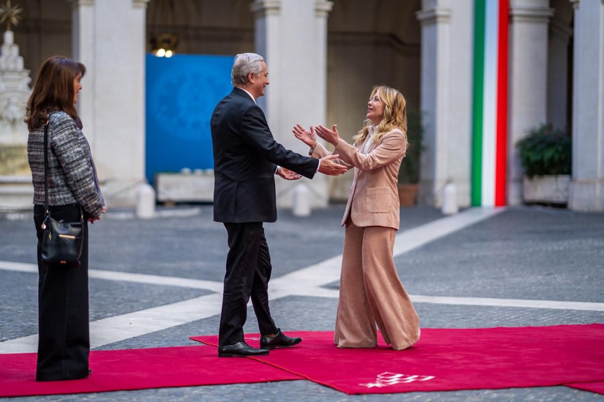 <p>Crimen organizado y colaboración conjunta: Kast se reúne con la primera ministra italiana Giorgia Meloni</p>