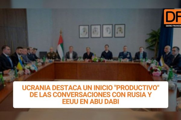 <p>Ahora en DF | Ucrania destaca un inicio "productivo" de las conversaciones con Rusia y EEUU en Abu Dabi</p>
