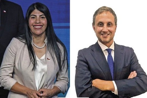La futura ministra de CTCI, Ximena Lincolao, y el próximo subsecretario, Rafael Araos.