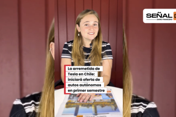 <p>Señal DF | La arremetida de Tesla en Chile: iniciará oferta de autos autónomos en el primer semestre</p>
