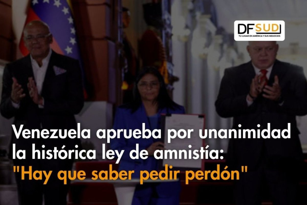 <p>Ahora en DF SUD | Venezuela aprueba por unanimidad la histórica ley de amnistía: "Hay que saber pedir perdón"</p>