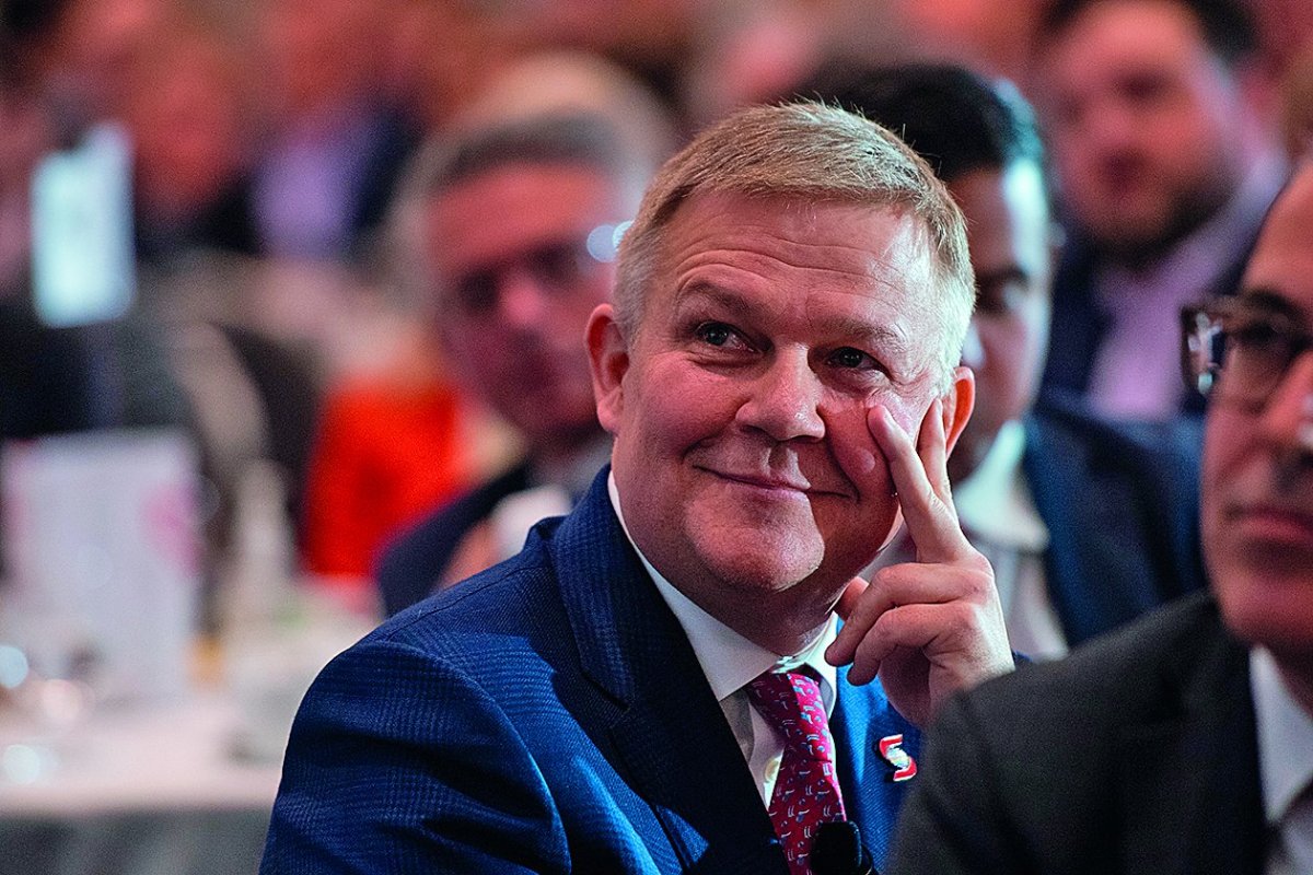 <p>El pesidente y gerente general de Scotiabank global, Scott Thomson. Foto: Bloomberg</p>