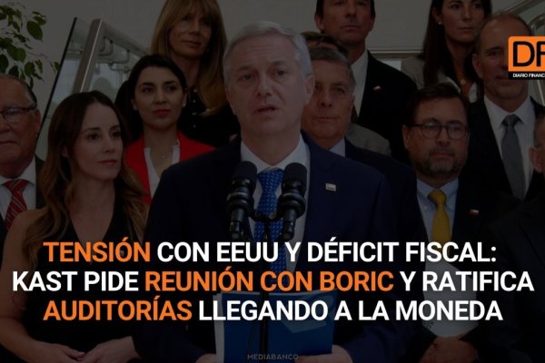 <p>Ahora en DF | Tensión con EEUU y déficit fiscal: Kast pide reunión con Boric y ratifica auditorías llegando a La Moneda</p>