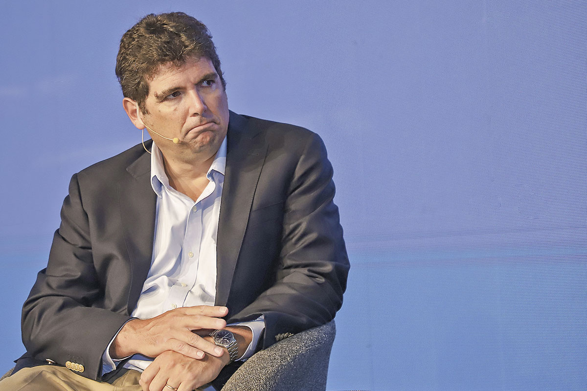 <p>Daniel Mansuy participó en el XX seminario de LarrainVial. Foto: Julio Castro.</p>