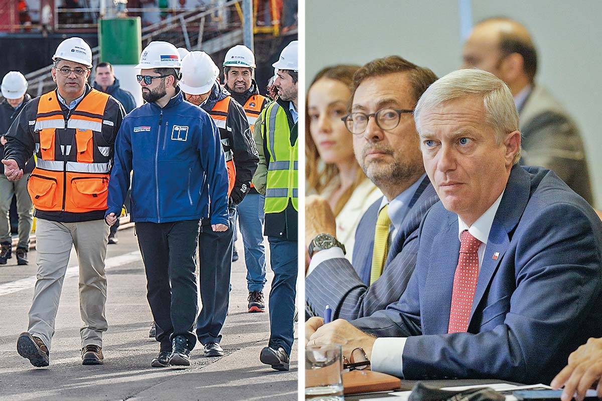 <p>Boric estuvo en su última gira nacional en Punta Arenas. Kast encabezó una reunión con su futuro gabinete. Foto: Presidencia y Aton</p>